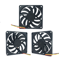 Ventilateur axial DC 8010 8CM 5V 12V 24V 80x80x10mm avec roulement à billes pour le refroidissement des amplificateurs HTPC