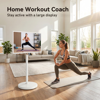 Écran LCD de projection interactif intelligent, accessoire d'affichage pour l'apprentissage et le fitness, machine mobile sans fil Bestie, TV en direct, panneau IPS