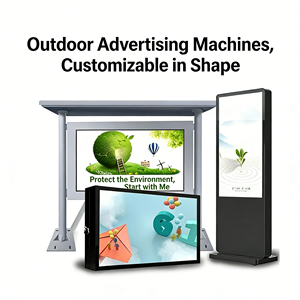 Platzsparende vertikale Werbemaschine für den Außenbereich & freistehende Werbedisplays für die <span class=keywords><strong>Promotion</strong></span> im Ladenflur - Product Image 6