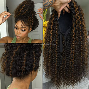 วิกผมหยิกหยักศก1B/30วิกผมคน3 in 1แบบเชือกผูกไร้รอยต่อเปิดครึ่งวิก<span class=keywords><strong>ผม</strong></span>ใส่ไปบ๊อบวิก<span class=keywords><strong>ผม</strong></span>ผู้เริ่ม<span class=keywords><strong>ต</strong></span>้นเป็นมิ<span class=keywords><strong>ต</strong></span>ร - Product Image 2