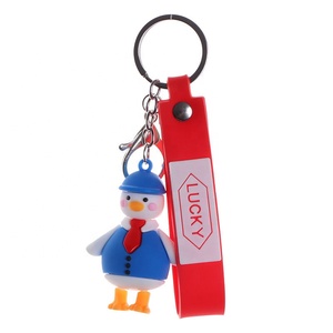 Portachiavi in PVC ecologico e resistente con personaggi <span class=keywords><strong>Disney</strong></span> (<span class=keywords><strong>Mickey</strong></span>, Minnie, Paperino, Paperina) - Ciondolo per auto, regalo di compleanno per coppie, leggero - Product Image 6