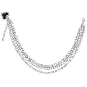 Ornements de chaussures, chaîne en métal en forme de cœur, breloques pour chaussures de femme, blanc K, automne 2024, origine Yiwu, Sp-833 - Product Image 5