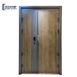 TECHTOP moderne Sicherheits tür matte Wärme übertragung 90mm Tür