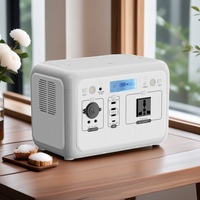 Station d'alimentation extérieure à onde sinusoïdale pure Eg007Li 500W avec entrées solaire et voiture, sorties DC et USB pour le camping, la randonnée et la vie en van