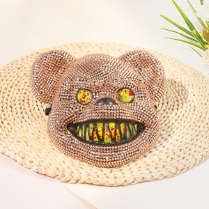Großhandel Bärenkopf Diamant maske Mode <span class=keywords><strong>Ball</strong></span> Party Maske Cosplay Halloween Weihnachts maske Kinderspiel maske - Product Image 3