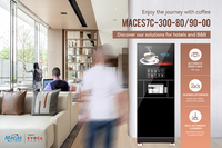 Mesin Vending Espresso Kelas Komersial MACAS MACES7C-300-90-00 9 Bar Stainless Steel Single Boiler Filter Dapat Digunakan Kembali