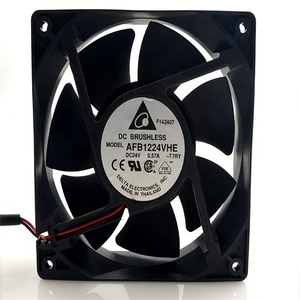 พัดลมไฟฟ้ากระแสตรงขนาด 120x120x38 มม. เงียบ กันน้ำ 12 โวลต์ รุ่น AFB1224VHE DC24V 0.57A 12038 - Product Image 1