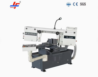 Scie à ruban horizontale G-330, machine de découpe de métaux rotative à 0-60 degrés pour tuyaux ronds, tubes carrés, acier angulaire