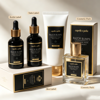 Étiquettes cosmétiques de luxe personnalisables, durables, écologiques, imperméables et résistantes à l'huile, autocollants en papier imprimés en couleur