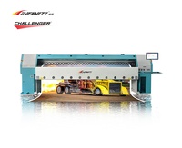 INFINITI FY-3200AT H4 3.2M largeur grand format vinyle flex bannière PVC films numérique impression Jet D'encre Imprimante avec 4 pcs Alpha tête