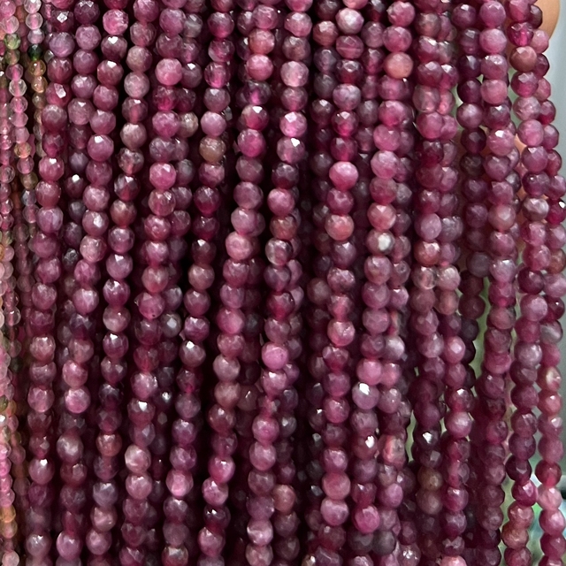 Gemstone Stone Beads Burned Ruby Beads Ruby Natural Faceted Cutting Loose Red Color Heat Unheated Natural Ruby 2 Ct AAAAA CN;GUN