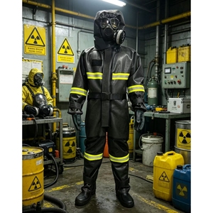 Vêtements de sécurité nucléaire, biologique et chimique de haute qualité, combinaison de protection ignifuge et antistatique avec capuche, vêtements de protection contre les matières dangereuses - Product Image 4