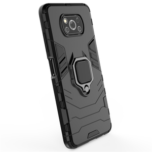Étui de protection antichoc hybride PC TPU avec anneau rotatif Iron <span class=keywords><strong>Armor</strong></span> pour Xiaomi Poco X3 Pro et Xiaomi Poco X3 NFC - Product Image 3