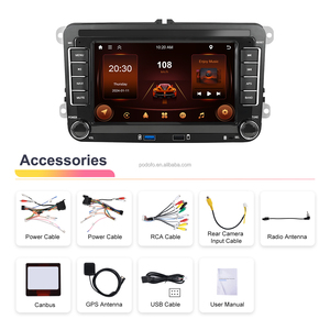 Autoradio Podofo Android 7" 2+64G Carplay Android Auto GPS WIFI RDS per VW/<span class=keywords><strong>Polo</strong></span>/Caddy/Skoda/Jetta/Seat/Touran/Passat/Golf 5 6 - Product Image 6