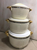 Olla Térmica de Gran Tamaño y Calidad Premium, 2.5L 4.5L 6.5L, Juego de Ollas Aisladas con Interior Metálico para Banquetes