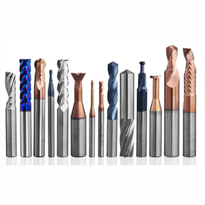 Фрезы из твердого карбида сплава HRC 45/55/60/70, фрезы с ЧПУ с покрытием, Фрезерные фрезы для металла - Product Image 1