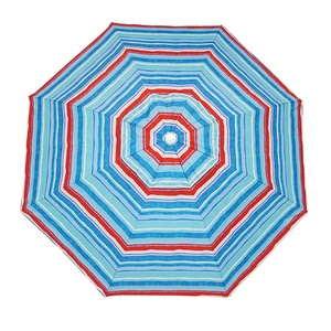1.8m Vintage Style Rainbow Large Outdoor Sun UV Protect Sea Sand Beach ombrellone, Sombrillas de playa - Product Image 2