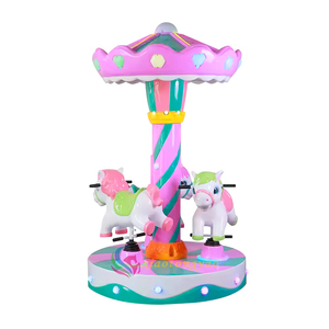 Manège Carousel 9913 pour parc d'attractions, extérieur, pour enfants, construction en fibre de verre et métal, certifié CE, capacité de 5 à 10 passagers - Product Image 2