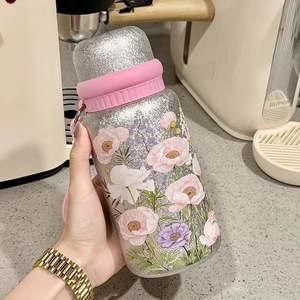 Vaso Térmico de Acero Inoxidable con Diseño Floral, Taza Termo Aislada con Tapa, Botella Portátil para Té y Agua, para Oficina y Aire Libre - Product Image 5