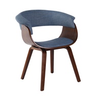Pieds de chaise de cuisine Chaises de salle à manger et tables en tissu Mobilier de maison moderne Fabricant d'usine Cadre en bois Chaise nordique solide