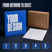 Emballage carré en carton imprimé recyclable pour disques vinyles, avec pelliculage mat, pelliculage brillant, vernis sélectif UV, estampage à chaud argenté et gaufrage/débossage
