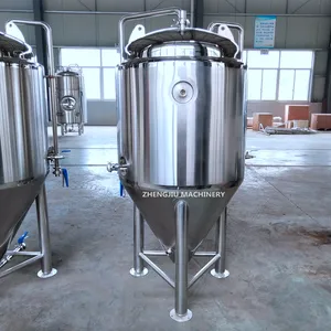 50l 100l 200l 250l 300l 400l 500l 600l 800l 1000l Stainless Steel Jacketed Conical Beer Fermenter Tank