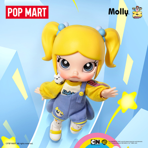 Popmart <span class=keywords><strong>MOLLY</strong></span> x Powerpuff Girls หุ่นของเล่นลึกลับกล่องปริศนาปริศนาปริศนาของเล่นสะสมเรซิ่นสัตว์รวมทั้งแช่แข็ง - Product Image 5