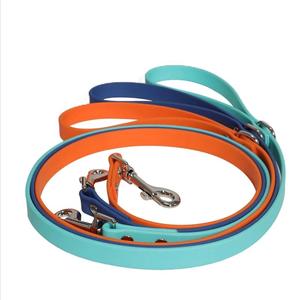 <span class=keywords><strong>PVC</strong></span> Hunde halsband und Leine Set Hot Selling Factory Großhandel Custom Logo Weiches <span class=keywords><strong>PVC</strong></span> Hunde halsband Wasserdichte Leine - Product Image 1