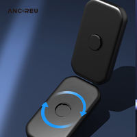 2 Packs de chauffe-mains USB rechargeable Hiver Petite taille 3 secondes Chaleur rapide Lumière douce délicate Électrique/alimenté par batterie Extérieur