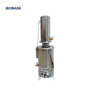 BIOBASE çin su damıtma cihazı 5L/H su çıkışı otomatik kontrol elektrikli ısıtma su damıtma cihazı laboratuvar için