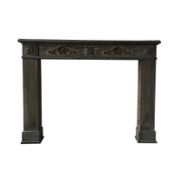Cheminée en bois blanche de style français antique de cheminée en bois décorative classique de conception moderne