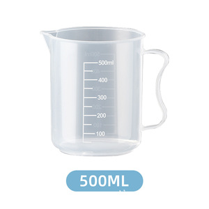 Gobelet doseur en plastique transparent 500-2000 ml, matériau PP, résistant à la chaleur, pour usage en cuisine - Product Image 3