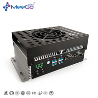 Mini PC industriel robuste Wildcat Lake Intel Core 3 304 avec ventilateur de refroidissement, double LAN 2.5G, double RS232 COM, HD VGA intégré