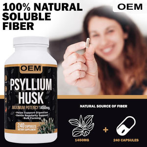 Tableta de cáscara de Psyllium del suplemento de la salud de la etiqueta privada del OEM - Product Image 3