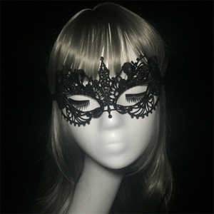 <span class=keywords><strong>Masque</strong></span> de fête à pointe pointue pour Halloween, masques en dentelle en gros, fournitures de festival - Product Image 6