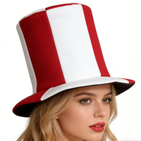 Chapeau de Fête Pologne Blanc Rouge Festival Bière Amusant MH-0787