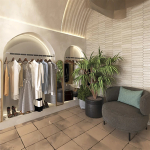 Modern Bespoke Men Apparel Store Interior Design Service Boutique Clothing Shopfitting and Wooden Garment Fixture <b>Unit</b> - Product Image 1