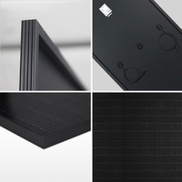 Panneaux solaires monocristallins efficaces 400W 450W 500W 550W 600W 700W Tous noirs Longi pour système solaire à batterie hors réseau