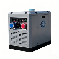 Générateur diesel silencieux de petite taille 5KW à 8KW, approvisionnement direct usine, ATS AVR intelligent, alimentation portable pour la famille et les activités de plein air