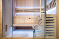 Fabricants de sauna vendent double couche grand sauna infrarouge pour la maison