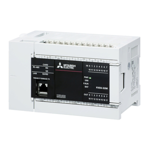 คอนโทรลเลอร์ PLC คุณภาพสูง ซีรีส์ <span class=keywords><strong>FX5U</strong></span> ของมิตซูบิชิ สำหรับควบคุมอุตสาหกรรม <span class=keywords><strong>FX5U</strong></span>-32MR/ES <span class=keywords><strong>FX5U</strong></span>-32MT/ES <span class=keywords><strong>FX5U</strong></span>-64MT/ES PLC - Product Image 1
