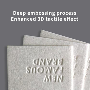 Thân Thiện Với Môi Thiết Kế Matte Hoàn Thiện Hot stampin Thẻ Bông Hangtag May Tag Quần Áo Dập Nổi Treo Tag - Product Image 2