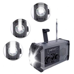 Radio d'urgence portable à manivelle solaire 2026 pour l'extérieur – Vente en gros - Product Image 1