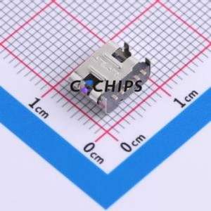 KH-TYPE-C-6P USB Connector SMD Connector ( Connector Type: Type-C )( Gender: Female )( Mounting Type: Horizontal Mount ) - Product Image 2