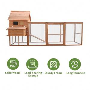 Gallinero grande de madera impermeable personalizado al por mayor de fábrica superventas a la venta - Product Image 5