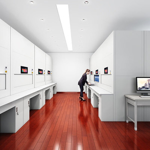 ตู้เก็บเอกสารอัจฉริยะแบบหมุนได้ 10 ชั้น พร้อมระบบ RFID สำหรับสำนักงาน  นวัตกรรมชั้นนำ พร้อมกุญแจล็อค - Product Image 4