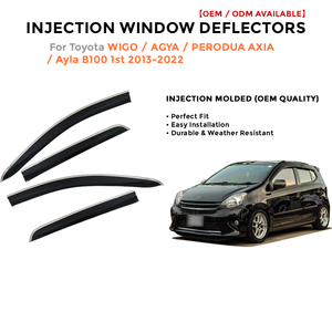Deflectores de Ventana Laterales para Toyota LC200 2008-2019 Protector de Lluvia Accesorios de Coche - Product Image 2