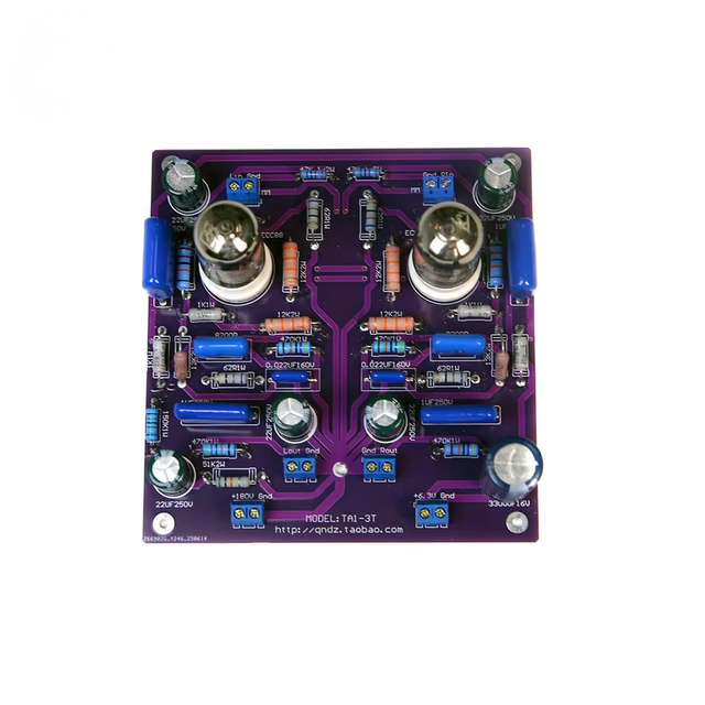 6N2 Tube Amplifier MM Phono Preamplifier LP Vinyl Cartridge Amplifier Board