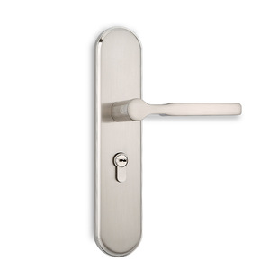 Lideshi Lever Lock Zinc Alloy Brushed Finish Bedroom Door Lock For Solid Wood Interior Doors Durable Design - Product Image 3