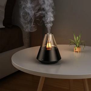 Diffuseur d'arômes ultrasonique USB portable, diffuseur d'arômes électrique simulé volcan de lave, humidificateur pour la maison, le yoga et la relaxation - Product Image 5